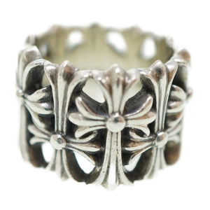 クロムハーツ セメタリークロス リング 指輪 シルバー925 14号 シルバー 0063【中古】CHROME HEARTS メンズ