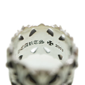 クロムハーツ セメタリークロス リング 指輪 シルバー925 14号 シルバー 0063【中古】CHROME HEARTS メンズ