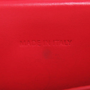 美品 ジルサンダー コンパクトウォレット JSPQ840021 レザー レッド 赤 3つ折り財布 財布 0066【中古】JILSANDER