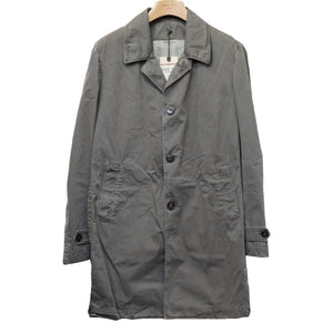 新品同様 L.B.M.1911 チェスターコート コットン サイズ50 グレー 0071【中古】エルビーエム1911 メンズ