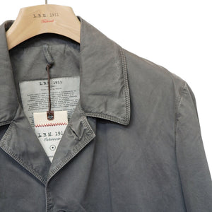 新品同様 L.B.M.1911 チェスターコート コットン サイズ50 グレー 0071【中古】エルビーエム1911 メンズ