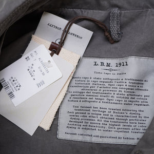 新品同様 L.B.M.1911 チェスターコート コットン サイズ50 グレー 0071【中古】エルビーエム1911 メンズ