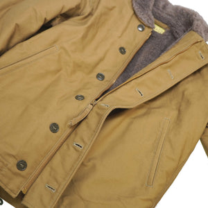 美品 バズリクソンズ N-1 デッキジャケット 22036 BR12031/BR13626 ミリタリージャケット サイズL 0073【中古】Buzz Rickson's メンズ