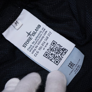 ストーンアイランド ナイロンメタル スウェット サイズM ネイビー 紺 0075【中古】STONE ISLAND メンズ