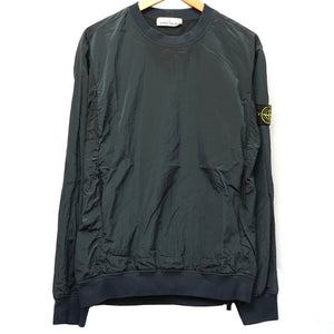 ストーンアイランド ナイロンメタル スウェット サイズM ネイビー 紺 0075【中古】STONE ISLAND メンズ