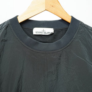 ストーンアイランド ナイロンメタル スウェット サイズM ネイビー 紺 0075【中古】STONE ISLAND メンズ