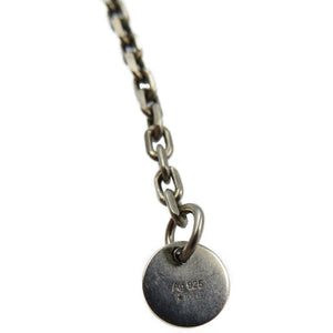 美品 グッチ ディズニー ドナルドダック ローズ シルバー925 エナメル シルバー ネックレス 0080【中古】GUCCI