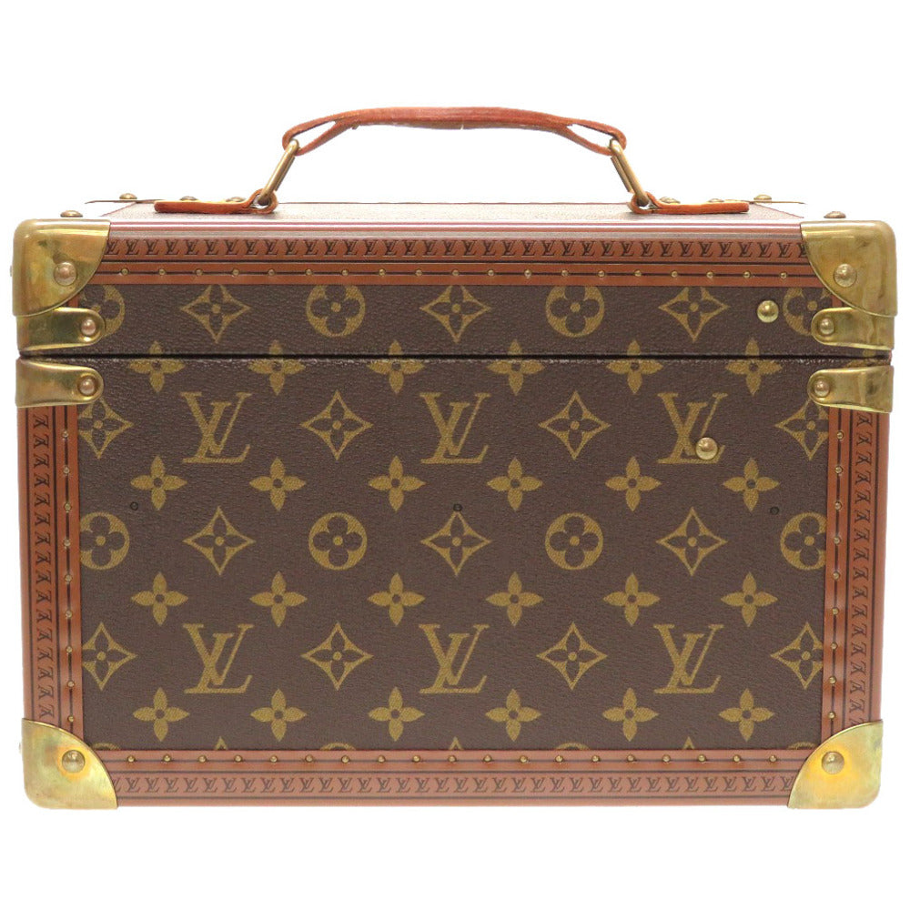 美品 ルイ ヴィトン モノグラム ボワット フラコン M21828 メイクボックス 化粧ケース トランク バッグ LV 0083 【中古】 LOUIS VUITTON