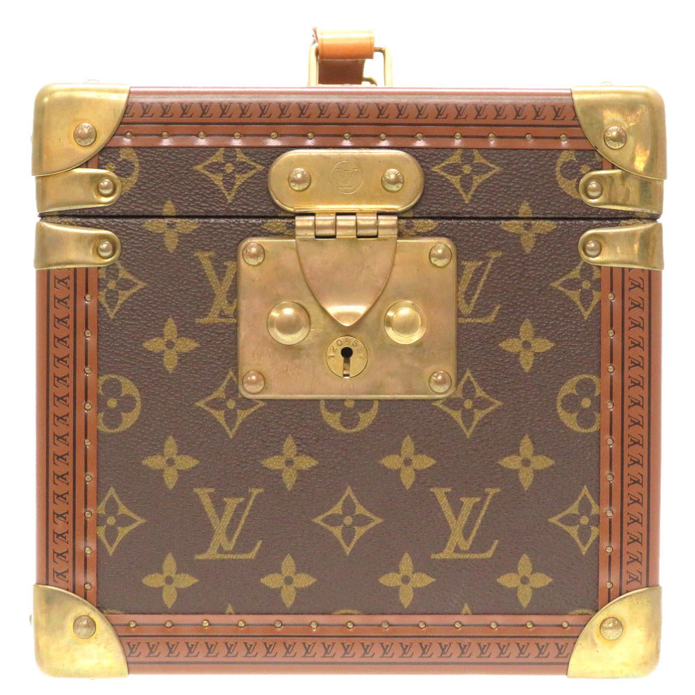 美品 ルイ ヴィトン モノグラム ボワット フラコン M21828 メイクボックス 化粧ケース トランク バッグ LV 0083 【中古】 LOUIS VUITTON