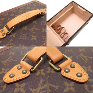 美品 ルイ ヴィトン モノグラム ボワット フラコン M21828 メイクボックス 化粧ケース トランク バッグ LV 0083 【中古】 LOUIS VUITTON
