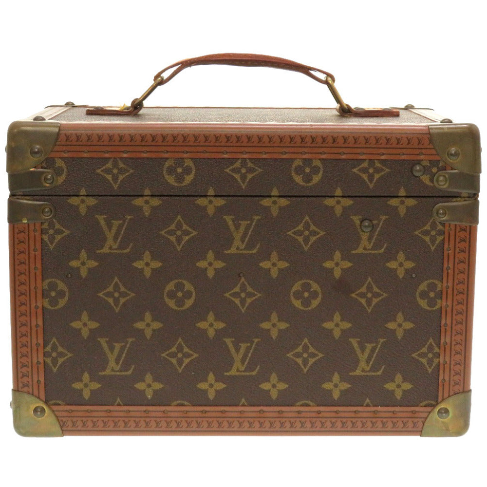 ルイ ヴィトン モノグラム ボワット フラコン M21828 メイクボックス 化粧ケース トランク バッグ LV 0084 【中古】 LOUIS VUITTON