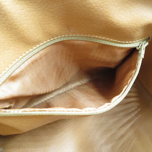 セリーヌ ヴィンテージ マカダム M15/2 PVC レザー ブラウン ベージュ ハンドバッグ ミニボストンバッグ 0003【中古】CELINE