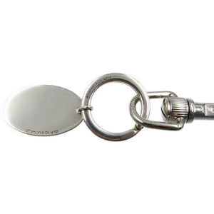 美品 ティファニー シュプリーム リターン トゥ ティファニー オーバル タグ シルバー925 キーリング 0004【中古】TIFFANY&Co.