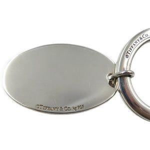 美品 ティファニー シュプリーム リターン トゥ ティファニー オーバル タグ シルバー925 キーリング 0004【中古】TIFFANY&Co.