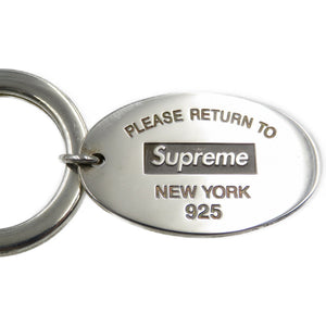 美品 ティファニー シュプリーム リターン トゥ ティファニー オーバル タグ シルバー925 キーリング 0004【中古】TIFFANY&Co.