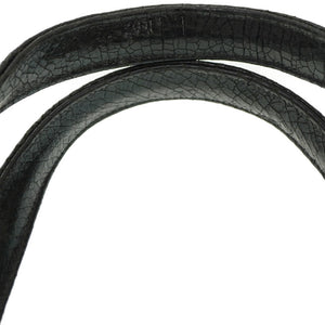 美品 クロムハーツ バレンタイン トートバッグ クラックドレザー ブラック 黒 0016【中古】CHROME HEARTS