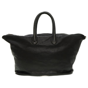 クロムハーツ GILLES セメタリークロス トートバッグ レザー ブラック 黒 ボストンバッグ 0017【中古】CHROME HEARTS