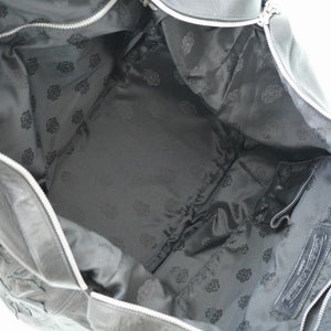 クロムハーツ GILLES セメタリークロス トートバッグ レザー ブラック 黒 ボストンバッグ 0017【中古】CHROME HEARTS