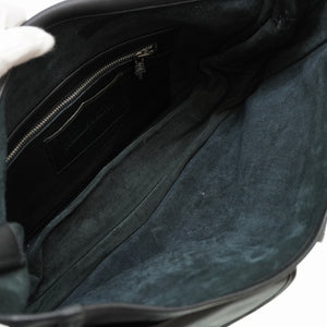 美品 クロムハーツ ソフトショルダーバッグ ガンスリンガー メッセンジャーバッグ レザー ブラック 黒 0018【中古】CHROME HEARTS メンズ