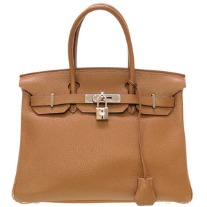 美品 エルメス バーキン30 トリヨンクレマンス アルザン シルバー金具 □M刻印 ハンドバッグ バッグ 0021 【中古】 HERMES