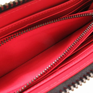 未使用 クリスチャンルブタン パネトーネ マルチスタッズ レザー ブラック 黒 ラウンドファスナー長財布 財布 0023【中古】Christian Louboutin