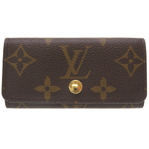 美品 ルイヴィトン モノグラム ミュルティクレ4 M69517 ブラウン 茶 4連 キーケース 0024【中古】LOUIS VUITTON
