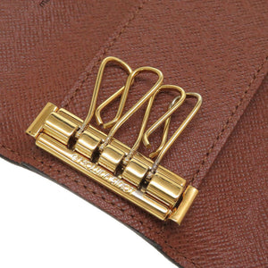 美品 ルイヴィトン モノグラム ミュルティクレ4 M69517 ブラウン 茶 4連 キーケース 0024【中古】LOUIS VUITTON