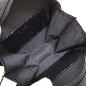 新品同様 ブルガリ ヨーヨー ロゴマニア ビーゼロワン レザー ブラック 黒 ショルダーバッグ 0030【中古】BVLGARI