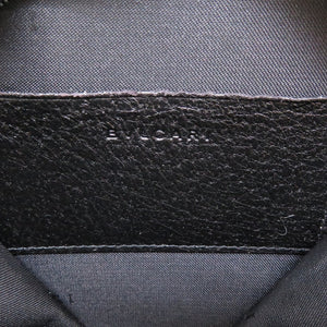 新品同様 ブルガリ ヨーヨー ロゴマニア ビーゼロワン レザー ブラック 黒 ショルダーバッグ 0030【中古】BVLGARI