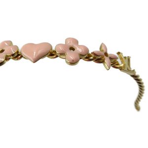 美品 ルイヴィトン セレテット スウィートモノグラム GP ゴールド ピンク カチューシャ 0034【中古】LOUIS VUITTON