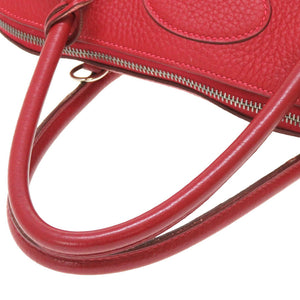 エルメス ボリード35 トリヨンクレマンス ルージュガランス シルバー金具 □G刻印 ハンドバッグ バッグ 赤 0042 【中古】 HERMES