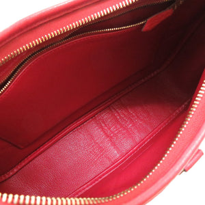 美品 エルメス トリム31 フィヨルド ルージュヴィフ ゴールド金具 □C刻印 ショルダーバッグ バッグ 赤 0044 【中古】 HERMES