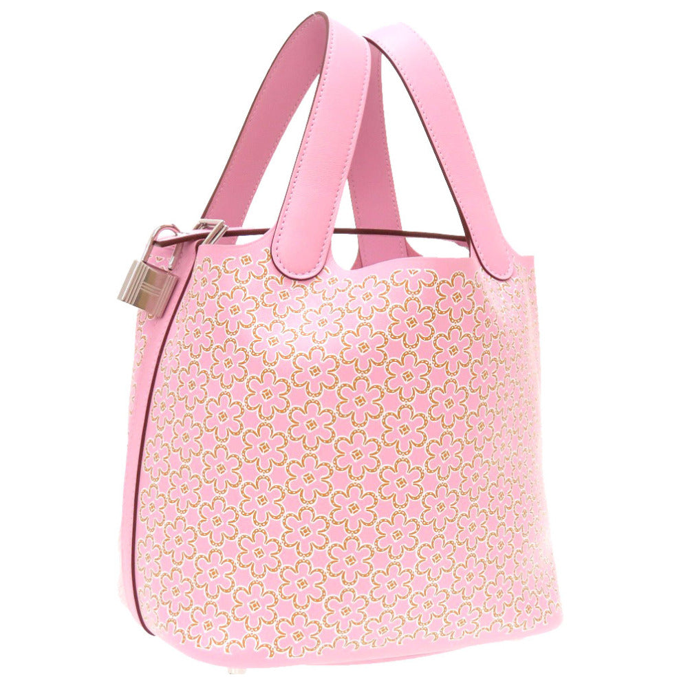 未使用 エルメス ピコタンロックPM ラッキーデイジー ヴォースイフト モーヴシルベストル キュイーブル U刻印(2022年製) ハンドバッグ バッグ 0047 【中古】 HERMES