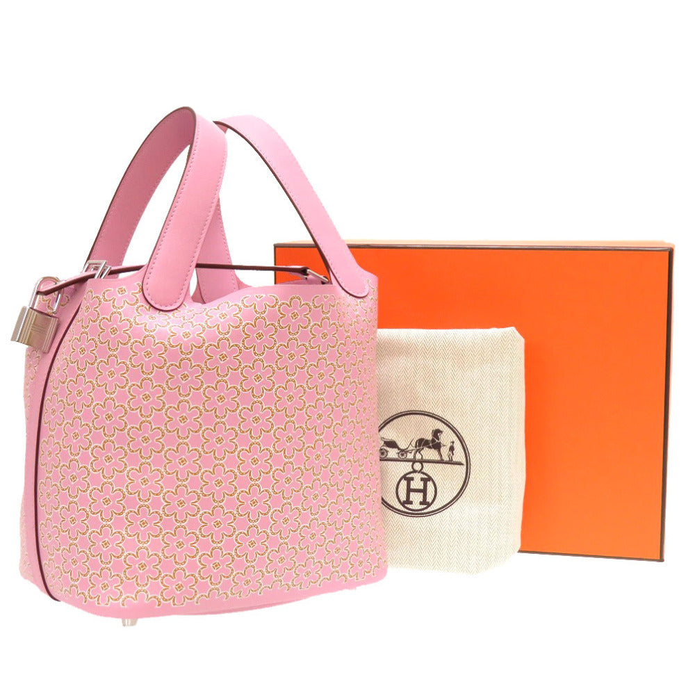 未使用 エルメス ピコタンロックPM ラッキーデイジー ヴォースイフト モーヴシルベストル キュイーブル U刻印(2022年製) ハンドバッグ バッグ 0047 【中古】 HERMES