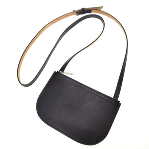 新品同様 ホワイトハウスコックス レザー ブラック 黒 ショルダーバッグ 0062【中古】Whitehouse Cox