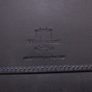 新品同様 ホワイトハウスコックス レザー ブラック 黒 ショルダーバッグ 0062【中古】Whitehouse Cox