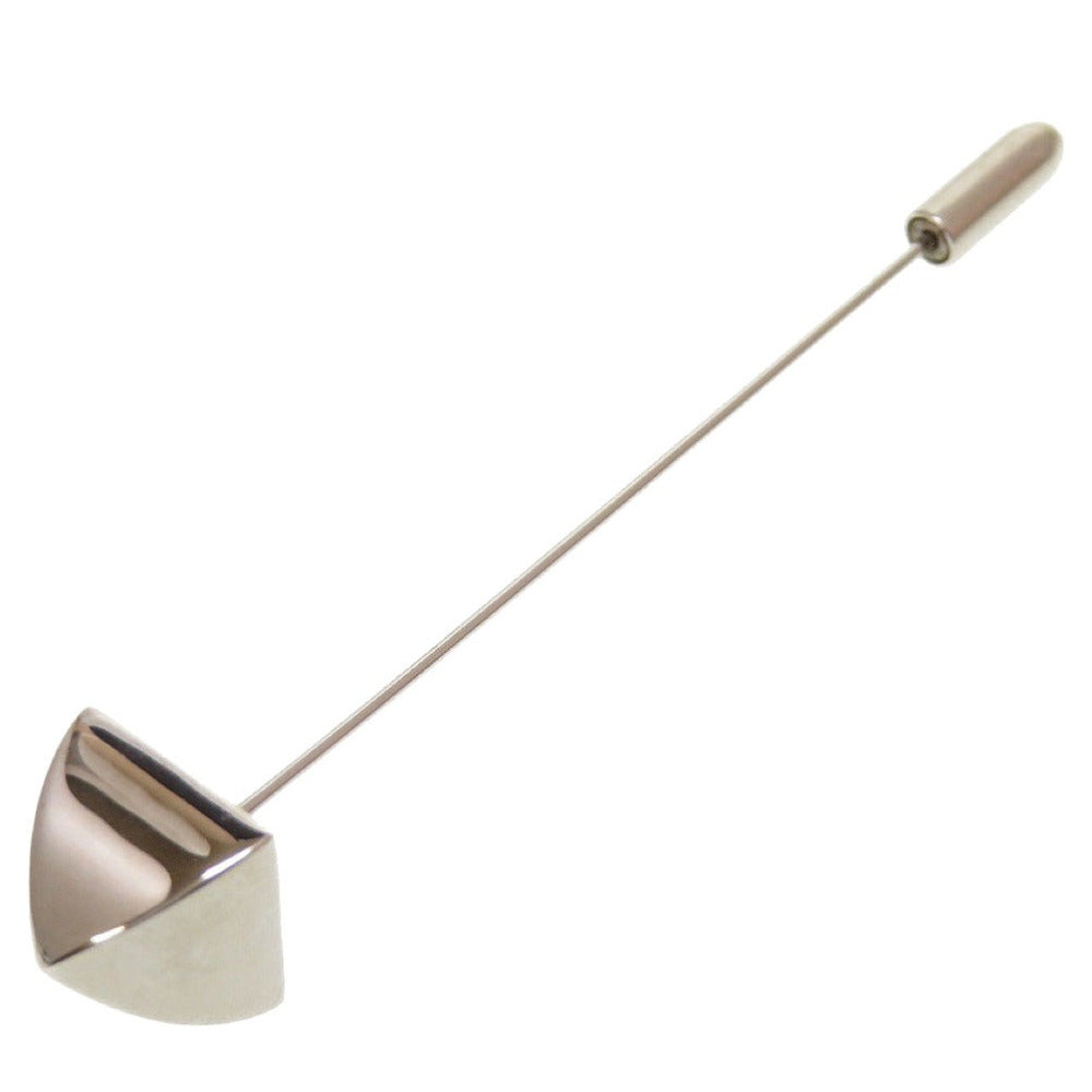 美品 エルメス メドール コリエドシアン メタル シルバー ピンブローチ 0080【中古】HERMES