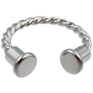 新品同様 ブルガリ シルバー925 ユニセックス キーリング キーホルダー 0081【中古】BVLGARI