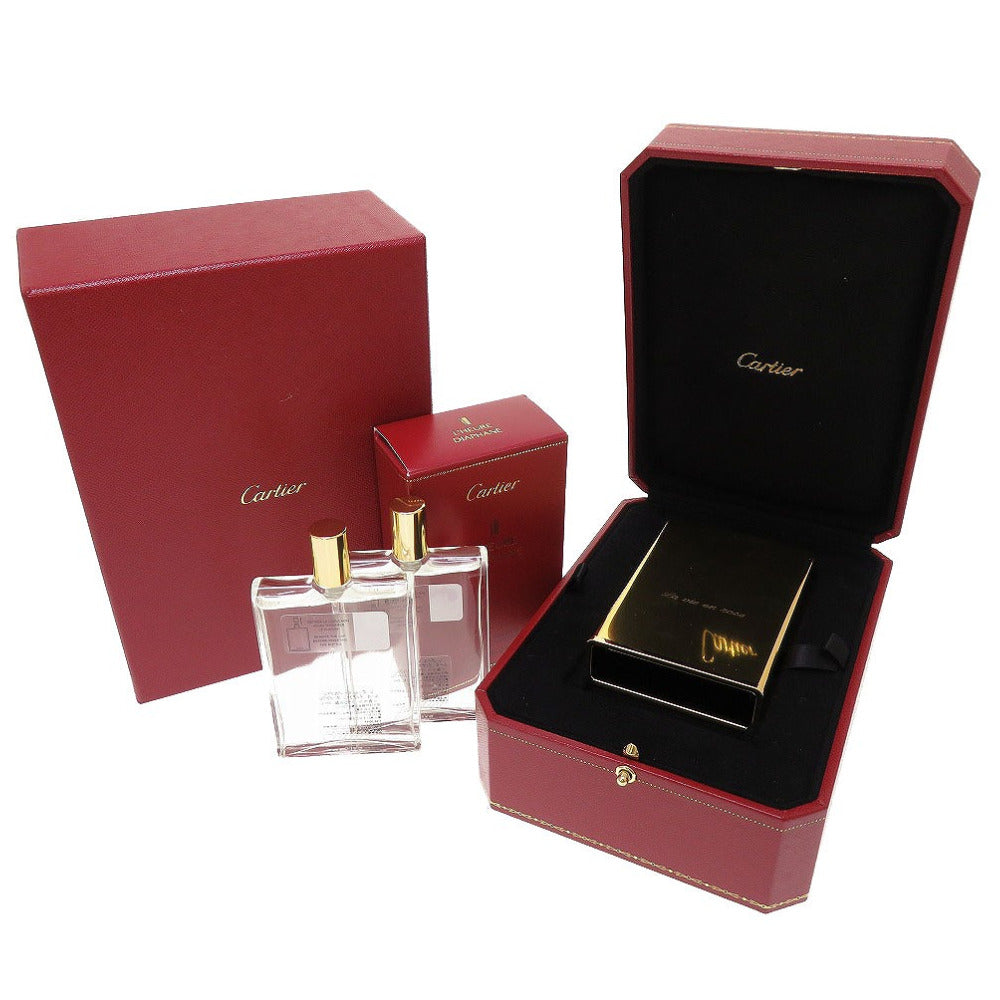 新品 カルティエ パフューム レ ズール ドゥ パルファン ルール ディアファン オードトワレ 30ml 2本 メタル ゴールド 香水 香水ケース 0083【中古】Cartier