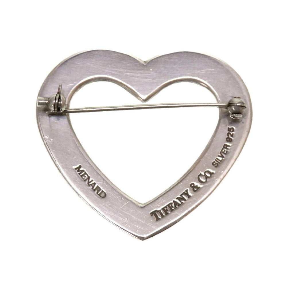 美品 ティファニー メナード ハート シルバー925 シルバー ブローチ 0085【中古】TIFFANY