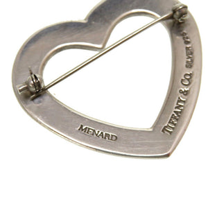 美品 ティファニー メナード ハート シルバー925 シルバー ブローチ 0085【中古】TIFFANY