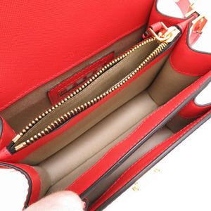 未使用 マルニ トランク ミニ SBMPS01L14 レザー レッド ホワイト 赤 白 ショルダーバッグ 0089【中古】MARNI