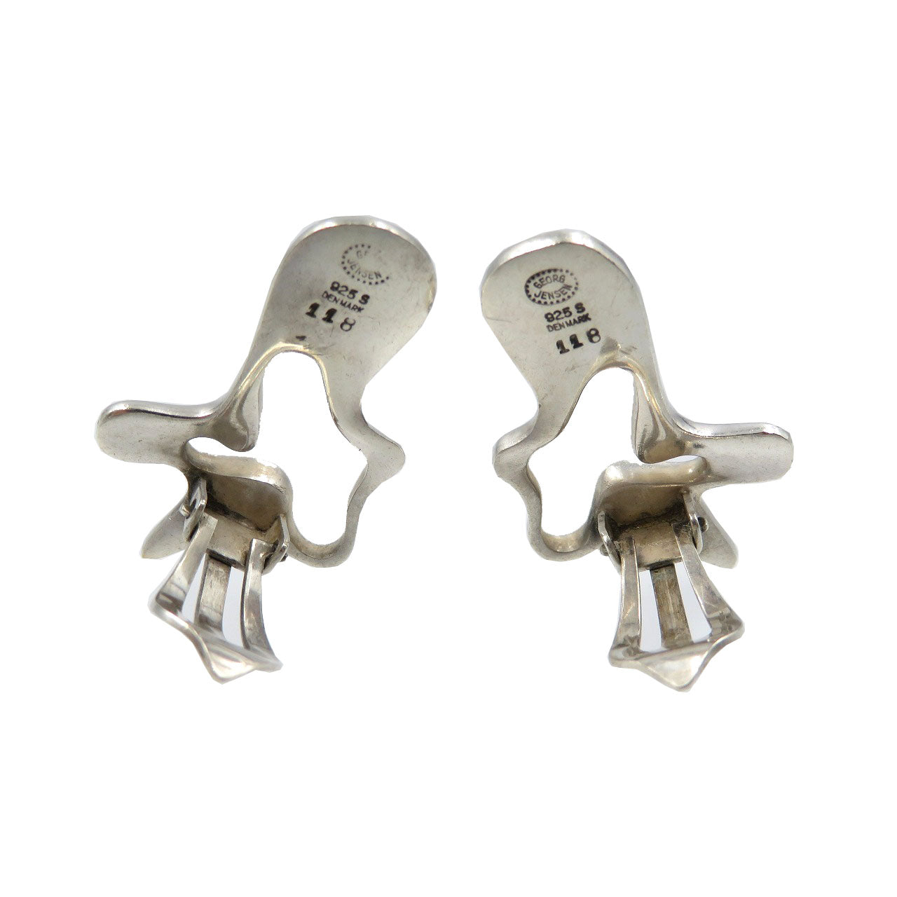 ジョージジェンセン スプラッシュ ヴィンテージ 118 シルバー925 イヤリング 0092【中古】GEORG JENSEN