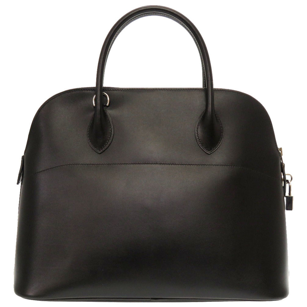 美品 エルメス ボリード35 ボックスカーフ ブラック シルバー金具 □F刻印 ハンドバッグ バッグ 黒 0007 【中古】 HERMES