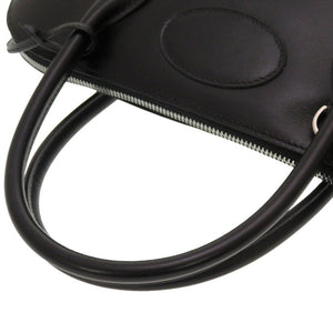 美品 エルメス ボリード35 ボックスカーフ ブラック シルバー金具 □F刻印 ハンドバッグ バッグ 黒 0007 【中古】 HERMES