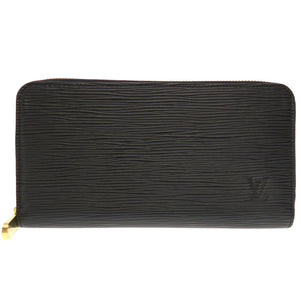 新品同様 ルイヴィトン ジッピーウォレット エピ M68755 ゴールド金具 ノワール 黒 ラウンドファスナー長財布 財布 0008【中古】LOUIS VUITTON