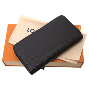 新品同様 ルイヴィトン ジッピーウォレット エピ M68755 ゴールド金具 ノワール 黒 ラウンドファスナー長財布 財布 0008【中古】LOUIS VUITTON