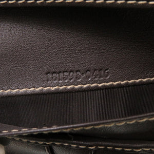 新品同様 グッチ インターロッキングG 181593 GGキャンバス ベージュ ブラウン 茶 Wホック長財布 財布 0010【中古】GUCCI