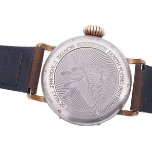 美品 ゼニス パイロット タイプ20 エクストラ スペシャル 29.2430.679 自動巻き 腕時計 チタン/レザー/ブロンズ ブラック 黒文字盤 0026【中古】ZENITH メンズ オートマチック