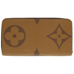 美品 ルイヴィトン モノグラム ジャイアント M69353 ジッピーウォレット ブラウン 茶 ラウンドファスナー長財布 財布 0030【中古】LOUIS VUITTON